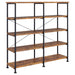 Five Star Furniture - Analiese 4-shelf Open Bookcase Antique Nutmeg image