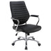 Five Star Furniture - Chase High Back Office Chair Black and Chrome image