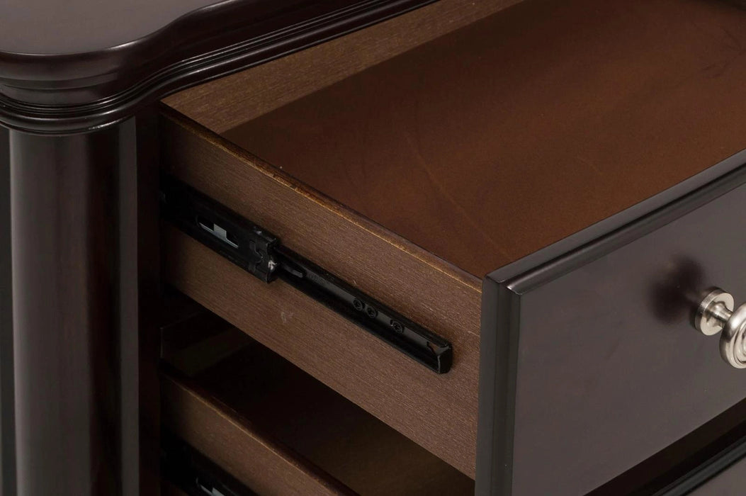 Five Star Furniture - Marston 3 Drawer Nightstand in Dark Cherry 2615DC-4