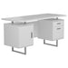 Five Star Furniture - Lawtey Floating Top Office Desk White Gloss image