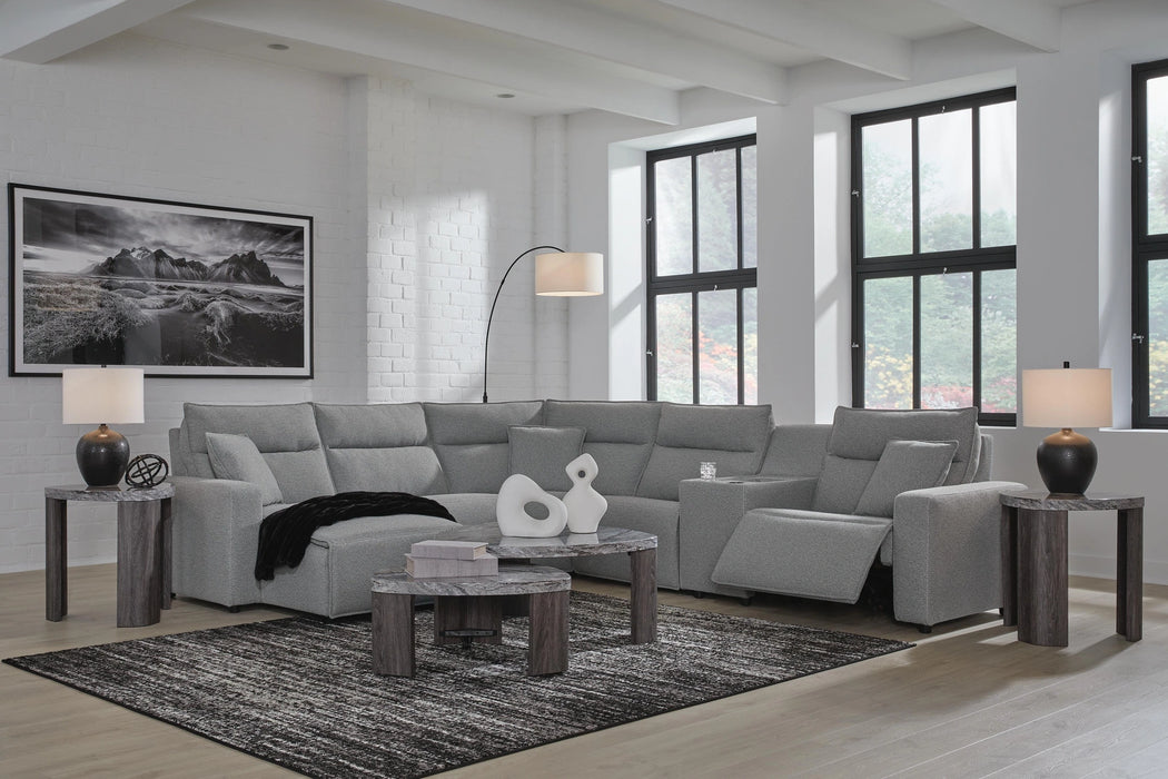 Five Star Furniture - Modmax II Power Reclining Sectional with Chaise and Console