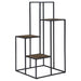 Five Star Furniture - Rito 4-tier Display Shelf Rustic Brown and Black image