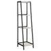 Five Star Furniture - Pinckard 4-shelf Ladder Bookcase Grey Stone and Black image