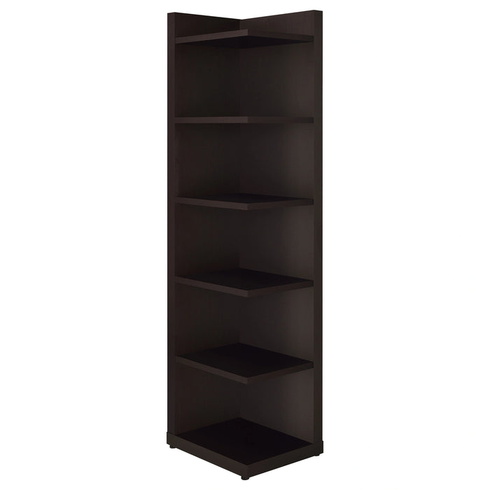 Five Star Furniture - Alder Corner Bookcase