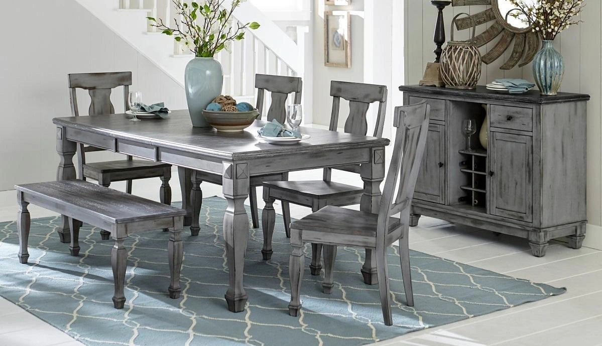 Five Star Furniture - Fulbright Dining Table in Gray 5520-78