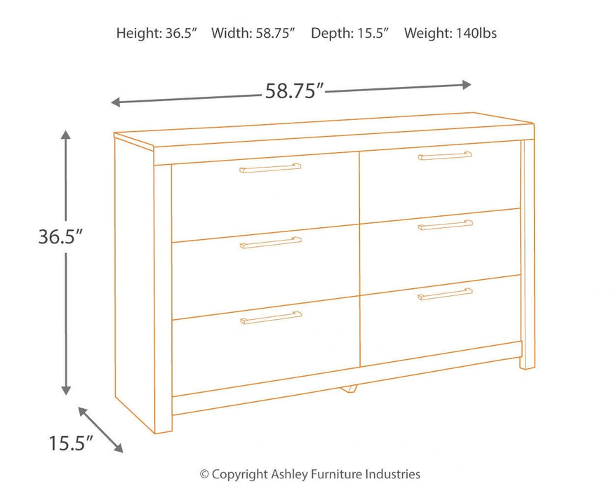 Five Star Furniture - Derekson Dresser