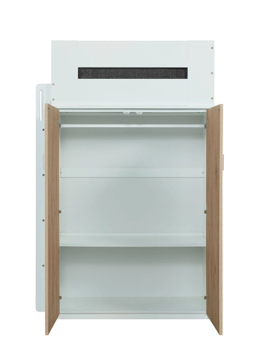 Five Star Furniture - Nerice White & Oak Loft Bed