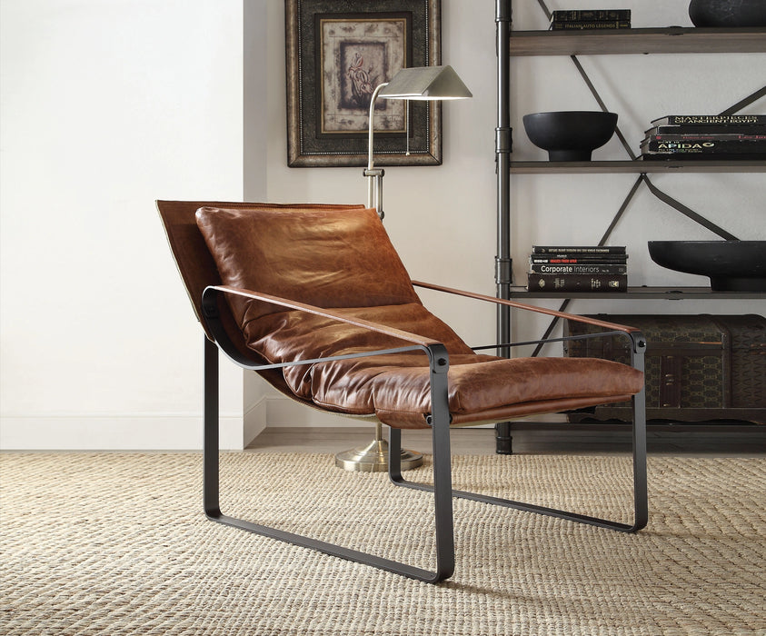 Five Star Furniture - Quoba Cocoa Top Grain Leather Accent Chair