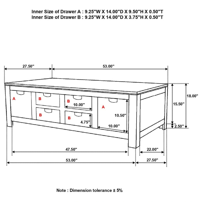 Five Star Furniture - Esther Coffee Table