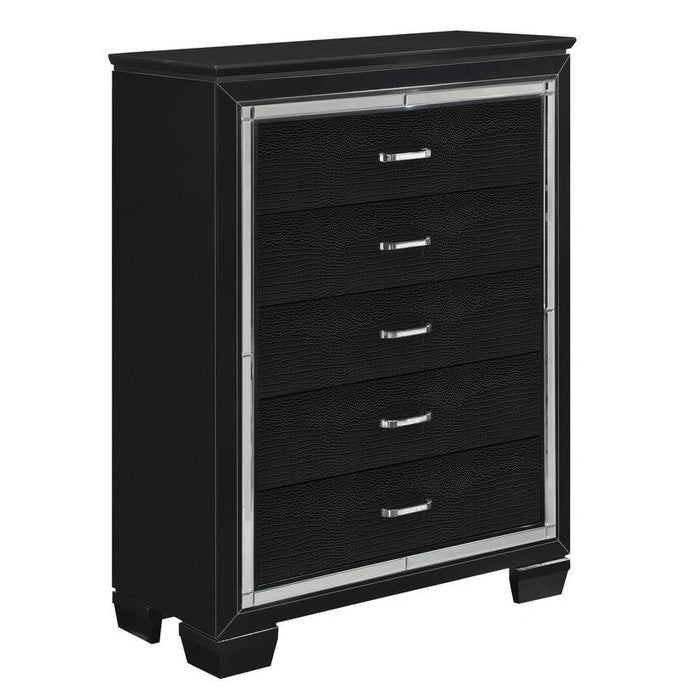 Five Star Furniture - Allura Chest in Black 1916BK-9