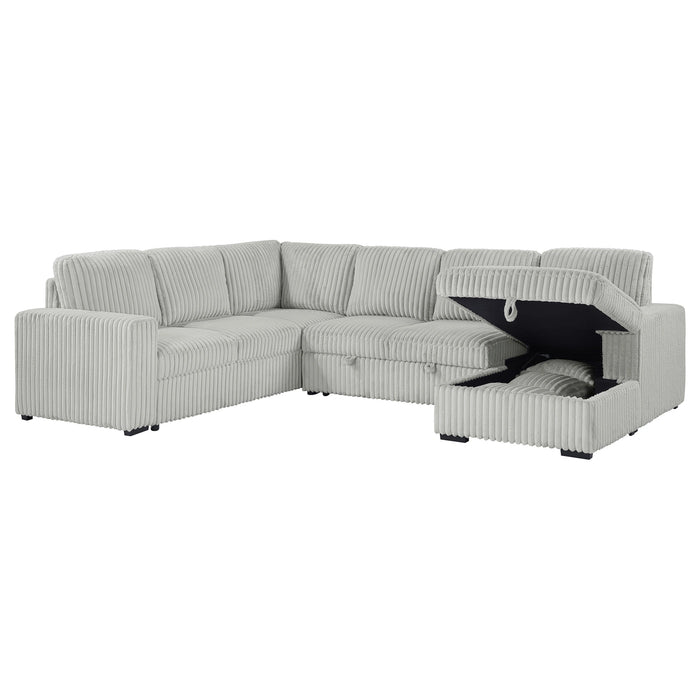 Five Star Furniture - Devonshire Pull-Out Sleeper Sectional Sofa