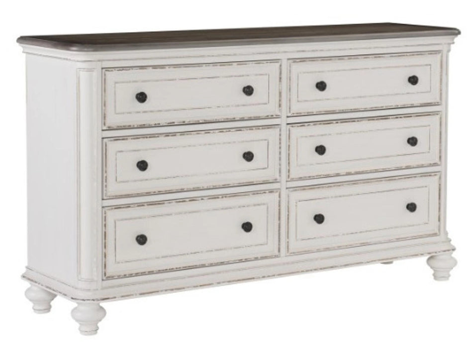 Five Star Furniture - Baylesford Dresser in Two Tone 1624W-5