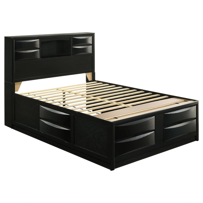 Five Star Furniture - Briana Bookcase Platform Storage Bed
