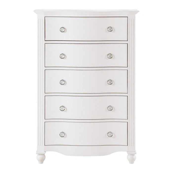 Five Star Furniture - Meghan 5 Drawer Chest in White 2058WH-9