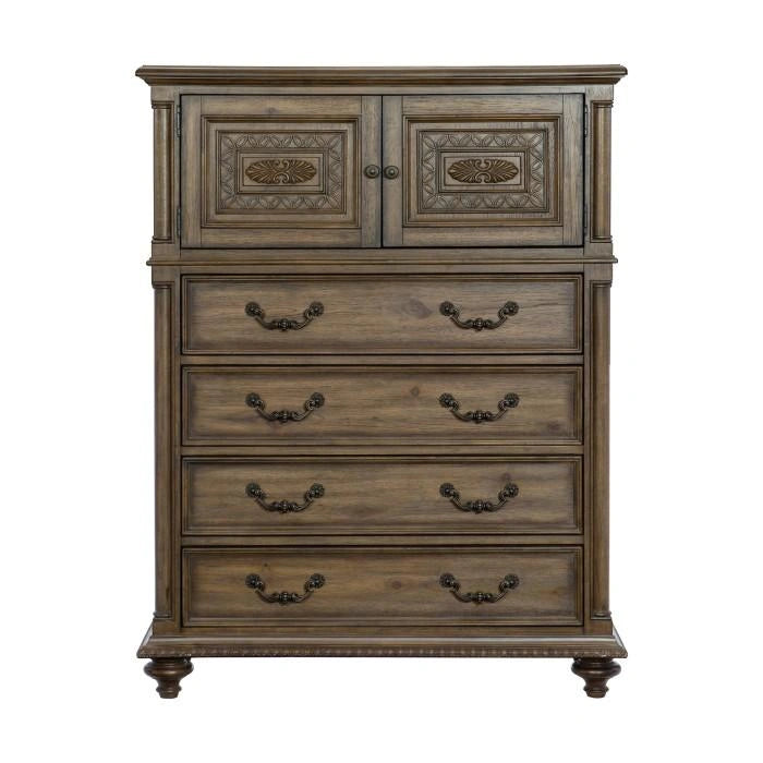 Five Star Furniture - Rachelle 4 Drawer Chest in Weathered Pecan 1693-9