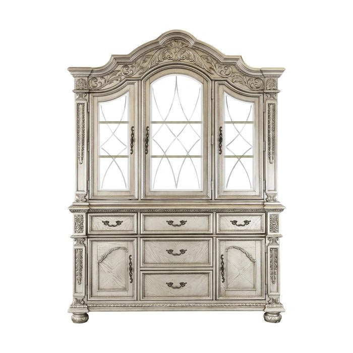 Five Star Furniture - Catalonia Buffet and Hutch in Platinum Gold 1824PG-50*