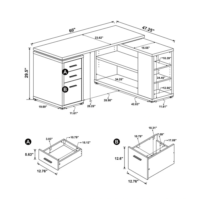 Five Star Furniture - Yvette Computer Desk