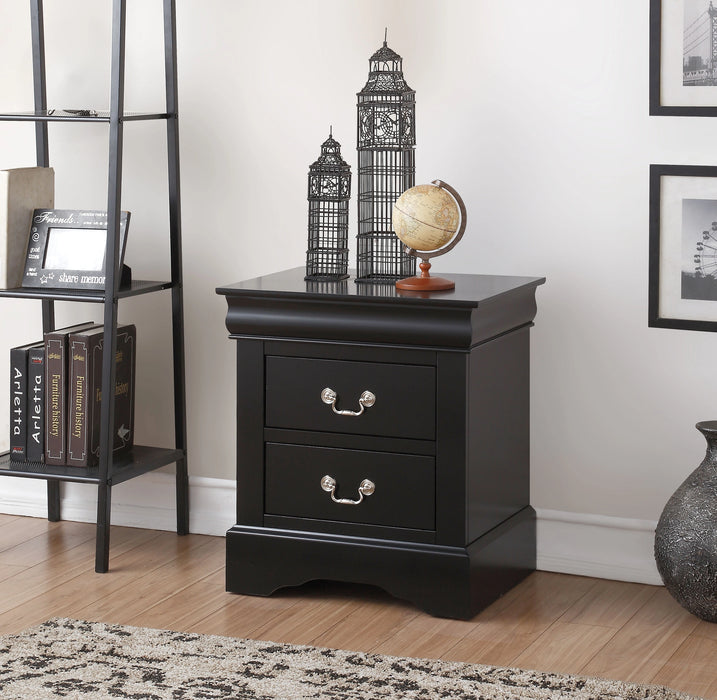 Five Star Furniture - Louis Philippe III Black Nightstand