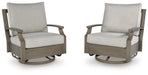 Five Star Furniture - Rainier Ranch Outdoor Swivel Glider Chair with Cushion image