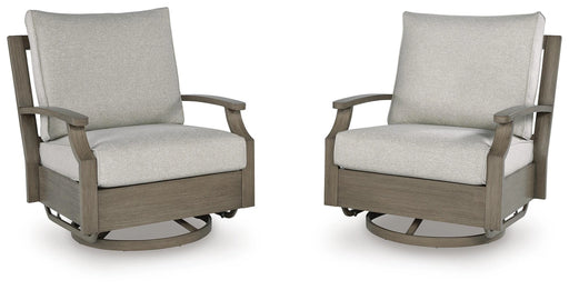 Five Star Furniture - Rainier Ranch Outdoor Swivel Glider Chair with Cushion image