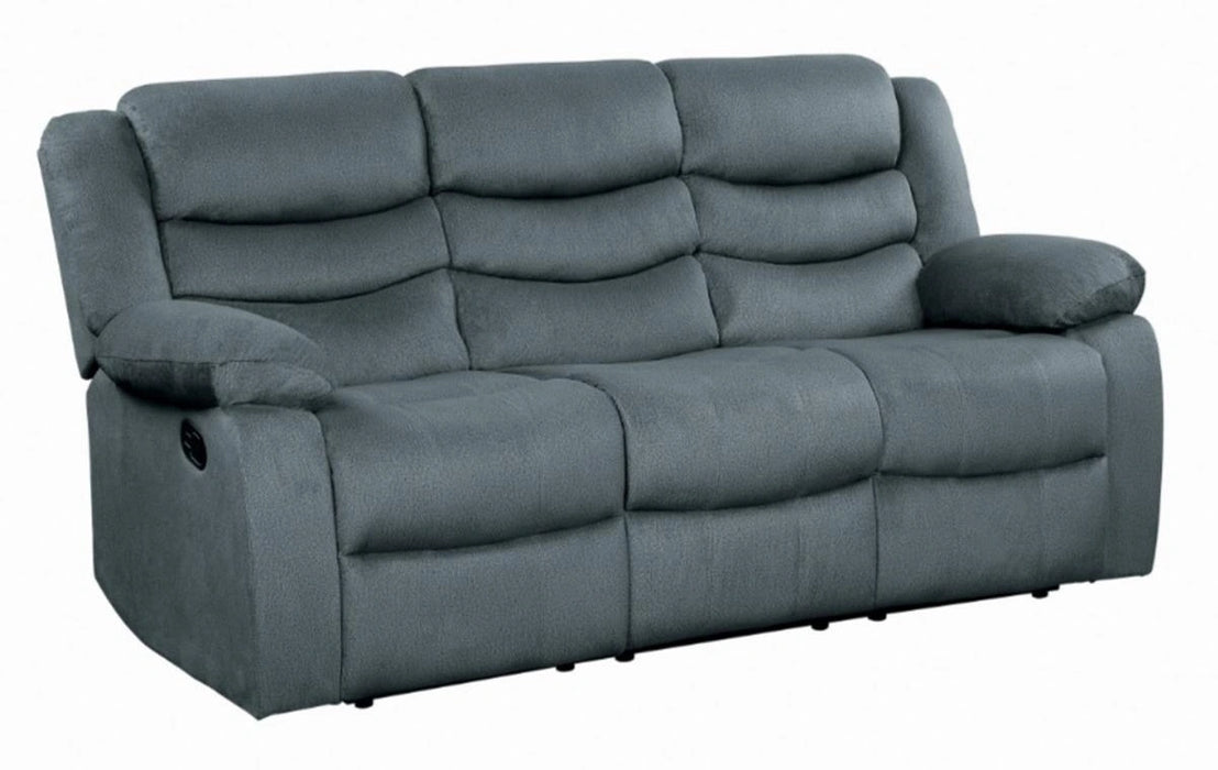 Five Star Furniture - Discus Double Reclining Sofa in Gray 9526GY-3