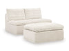 Five Star Furniture - Fannin Armless Chair with Ottoman - Five Star Furniture & Mattress (GA)