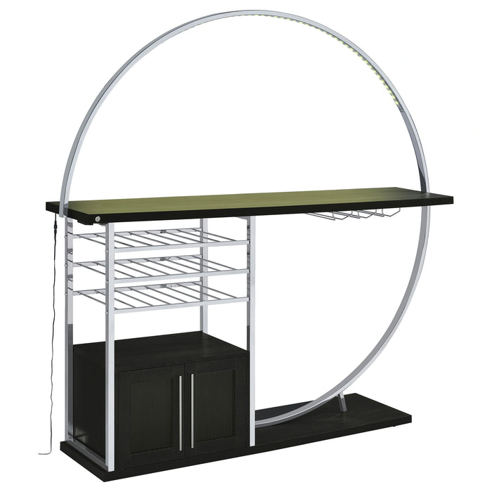 Five Star Furniture - Risley Wine Cabinet with LED Lighting