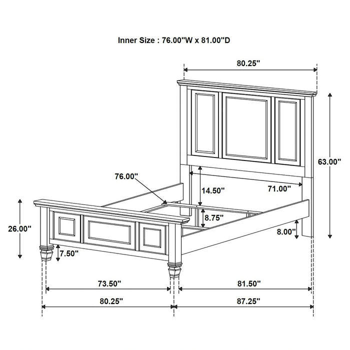Five Star Furniture - Sandy Beach Bedroom Set