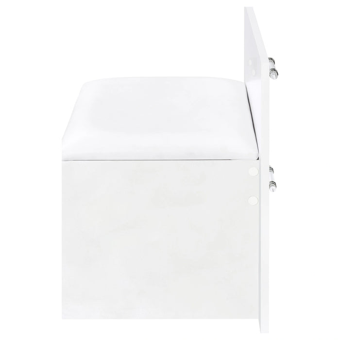 Five Star Furniture - Flora Makeup Vanity Table with LED Mirror and Stool