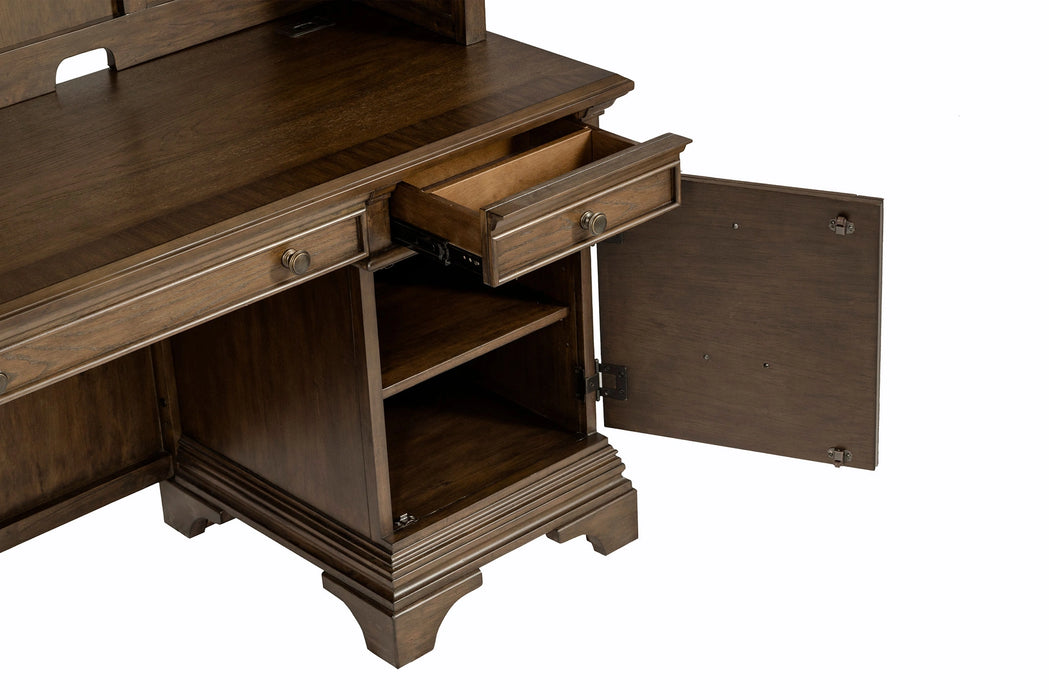 Five Star Furniture - Hartshill Credenza Desk with Hutch