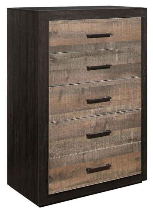 Five Star Furniture - Miter Chest in Rustin Mahogany & Dark Ebony 1762-9