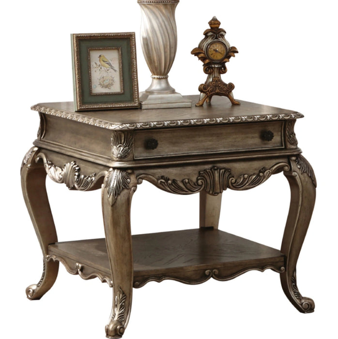Five Star Furniture - Acme Ragenardus End Table in Vintage Oak 86032