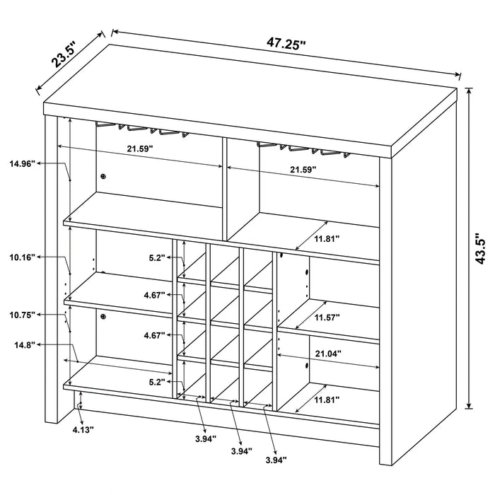 Five Star Furniture - Topanga Home Bar