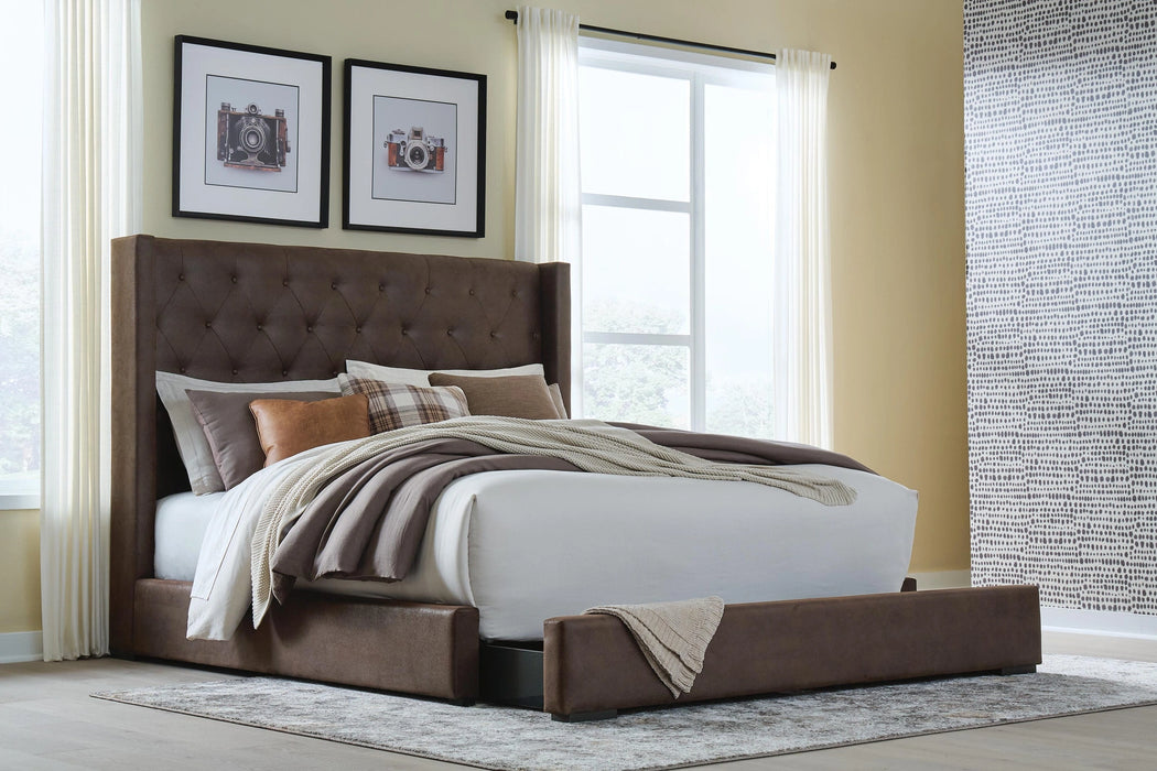 Five Star Furniture - Lavernty Upholstered Storage Bed