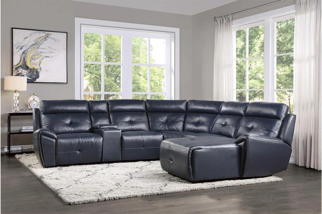 Five Star Furniture - Avenue Armless Chair in Navy 9469NVB-AC