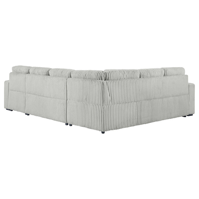 Five Star Furniture - Devonshire Pull-Out Sleeper Sectional Sofa