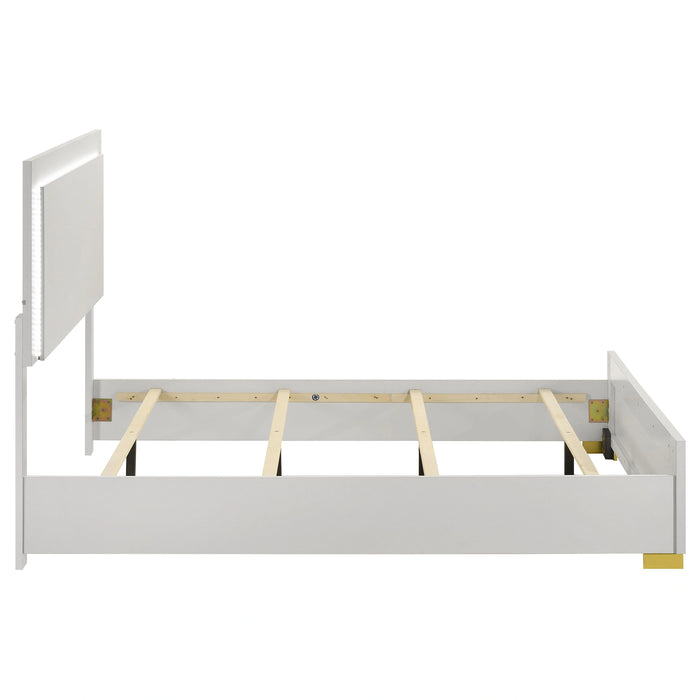 Five Star Furniture - Marceline Panel Bed with LED Lighting