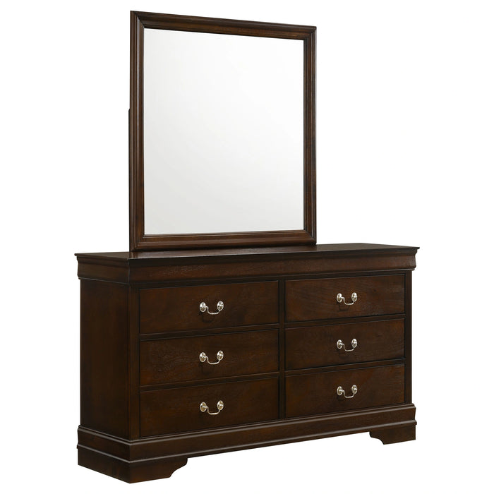 Five Star Furniture - Louis Philippe Dresser with Mirror