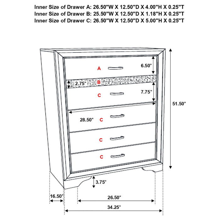 Five Star Furniture - Miranda Bedroom Set