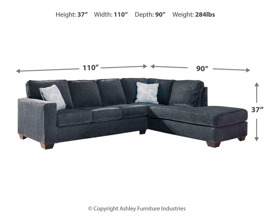 Five Star Furniture - Altari Sleeper Sectional with Chaise