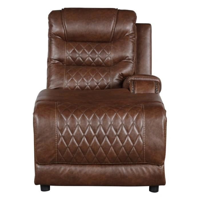 Five Star Furniture - Putnam Power Right Side Reclining Chaise with USB Port in Brown 9405BR-RCPW