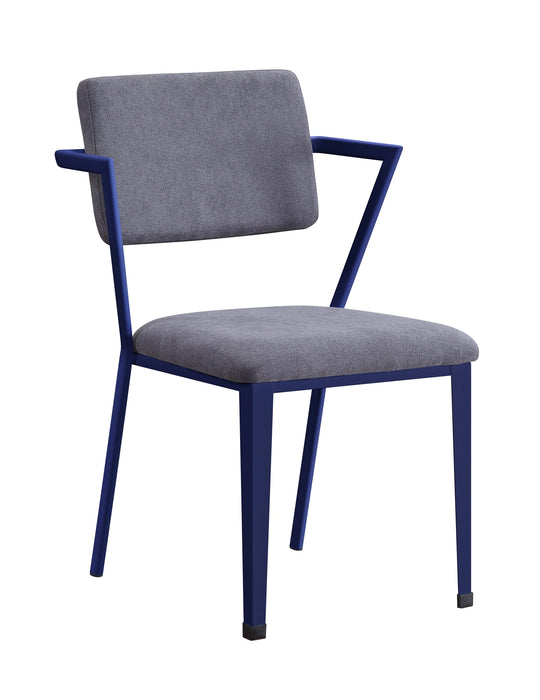 Five Star Furniture - Cargo Gray Fabric & Blue Chair