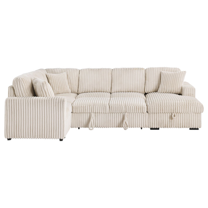 Five Star Furniture - Devonshire Pull-Out Sleeper Sectional Sofa