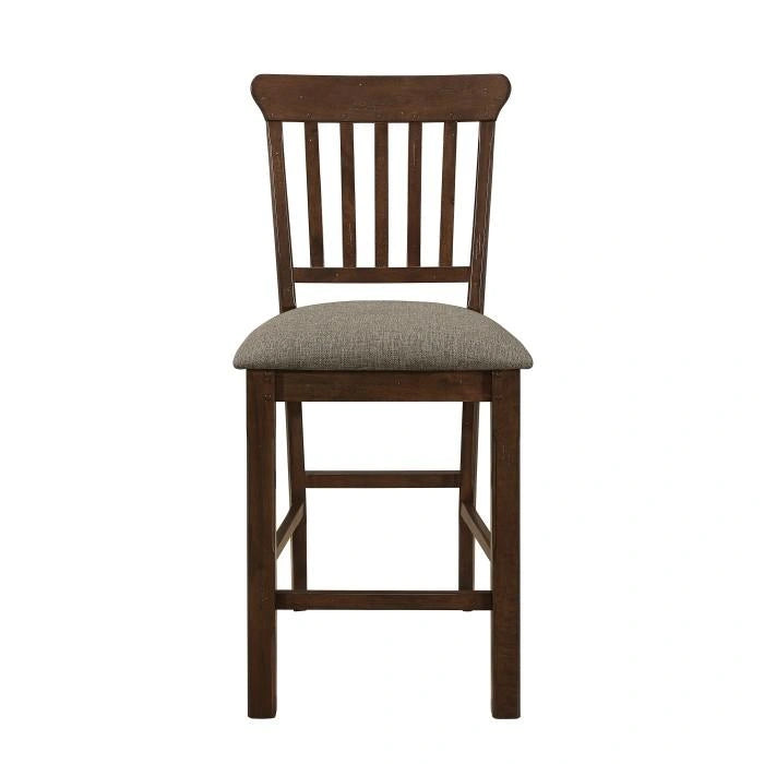 Five Star Furniture - Schleiger Counter Height Chair in Dark Brown (Set of 2)