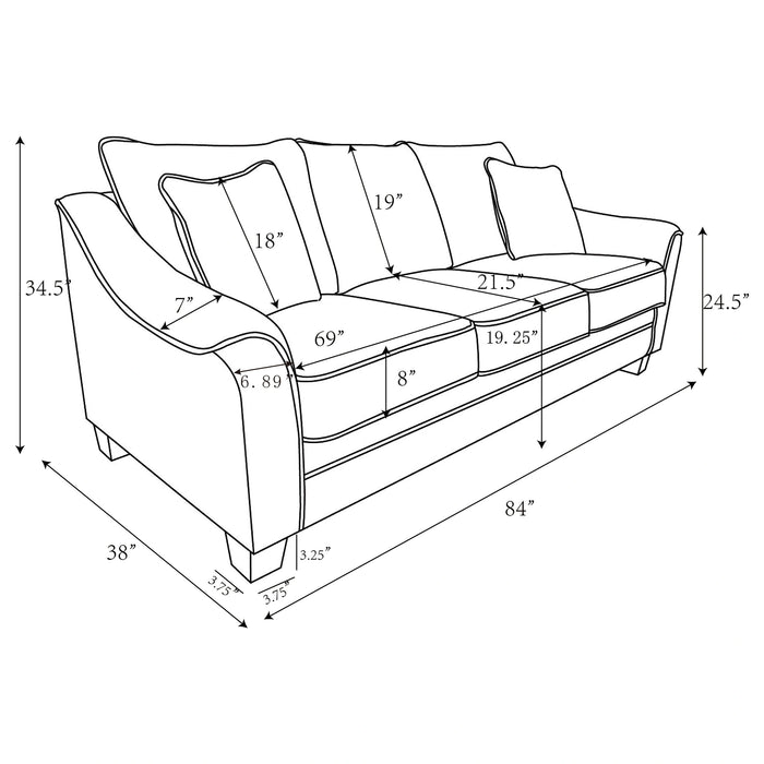 Five Star Furniture - Tomkins Sofa Set