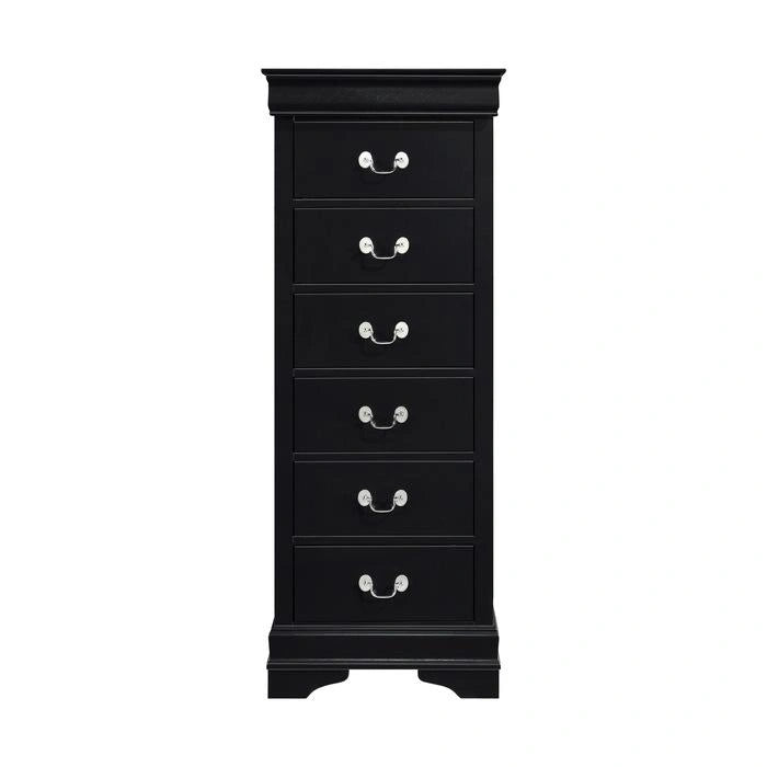 Five Star Furniture - Mayville 6 Drawer Lingerie Chest in Black 2147BK-12