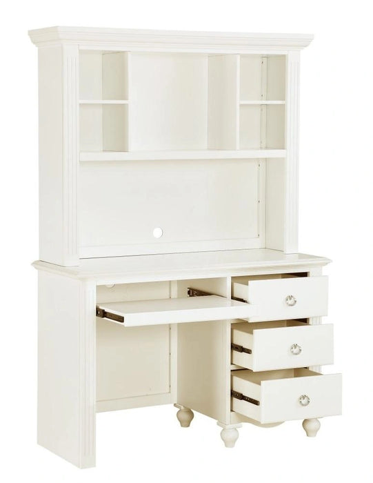 Five Star Furniture - Meghan Writing Hutch/ Desk Set in White 2058WH-14*