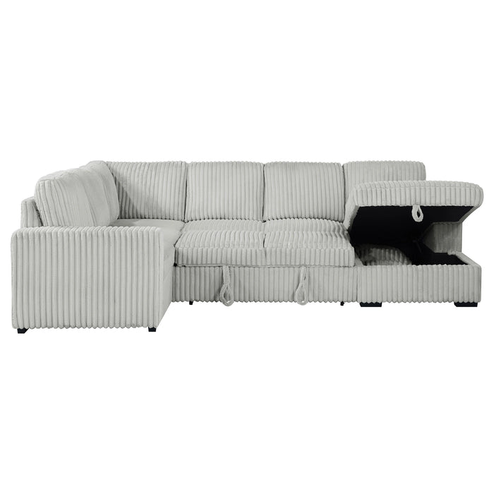 Five Star Furniture - Devonshire Pull-Out Sleeper Sectional Sofa