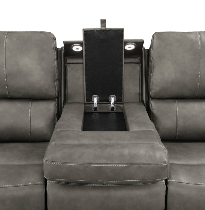 Five Star Furniture - Brickston Triple Power Reclining Sofa