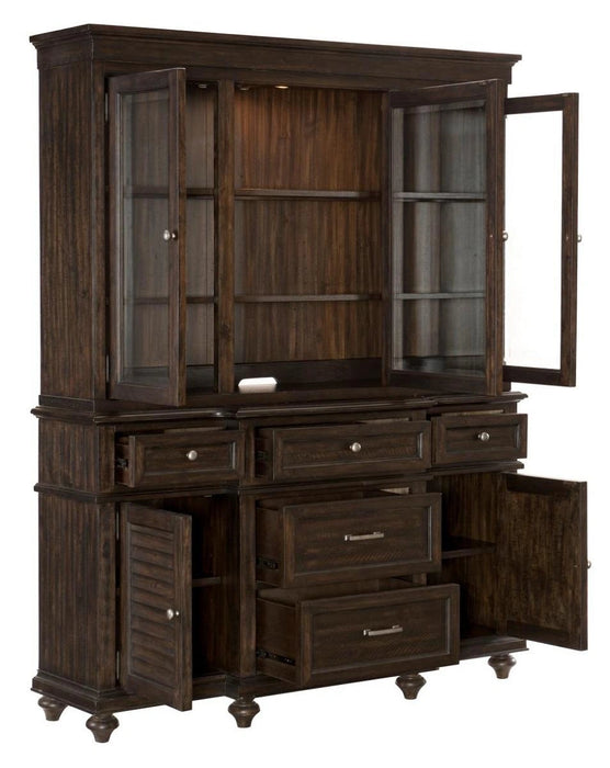 Five Star Furniture - Cardano Buffet & Hutch in Charcoal 1689-50*